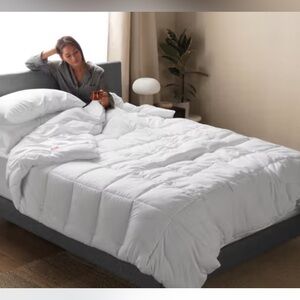 NEW Endy Everyday Duvet and Everyday Flat Sheet Full Size White